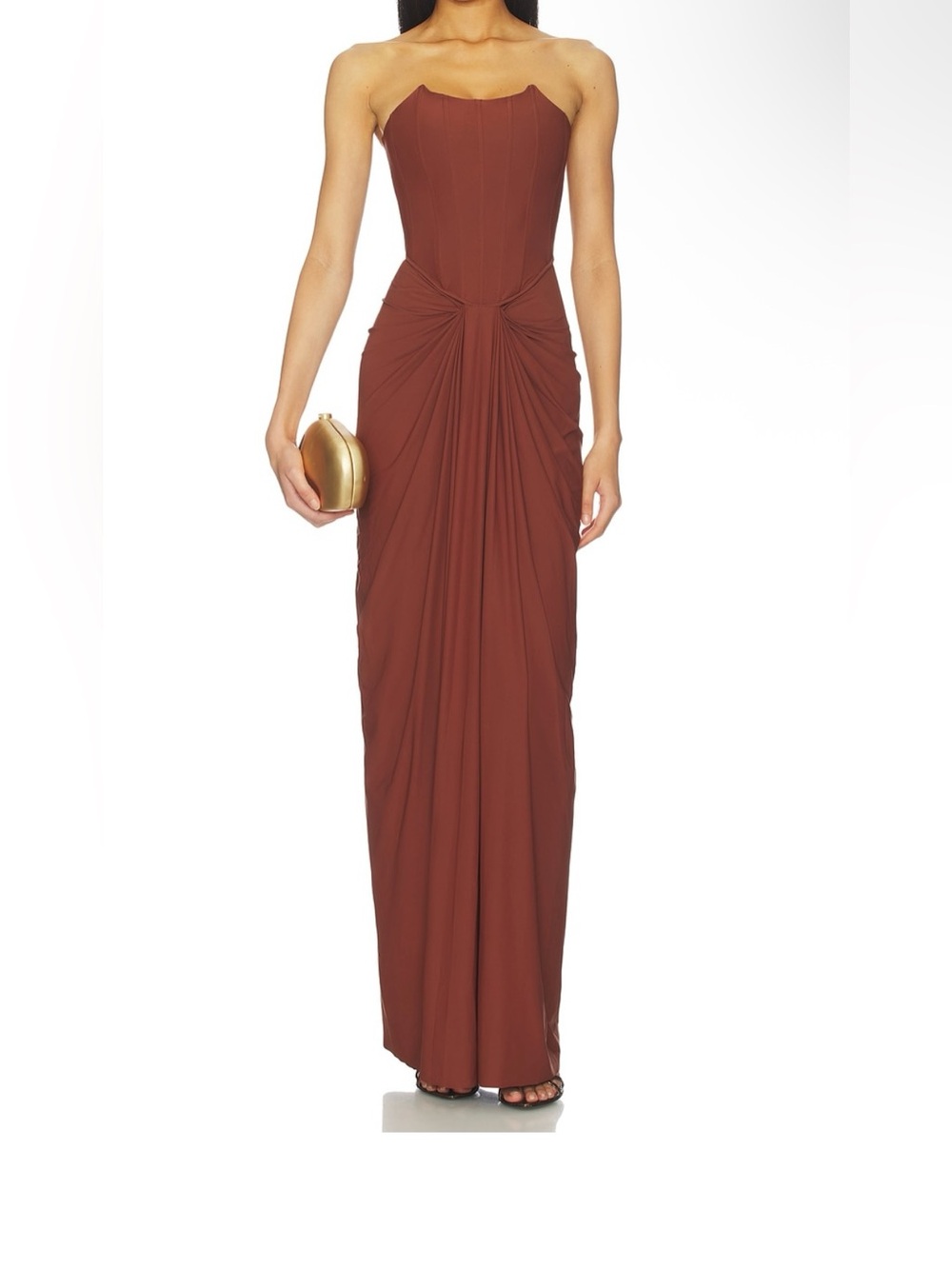 Deme by Gabriella Pearl Dress in Mocha